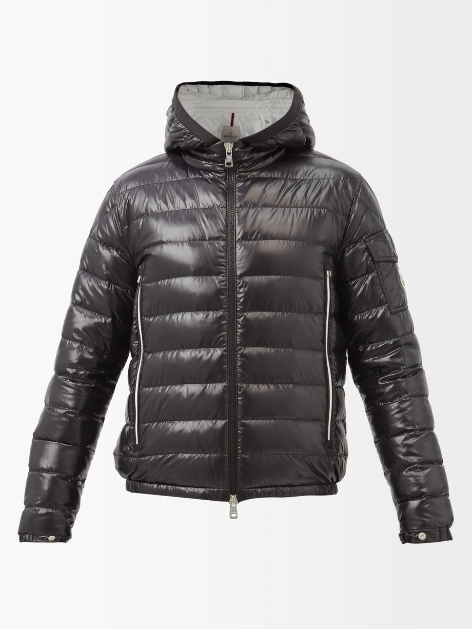 Galion hooded quilted down coat