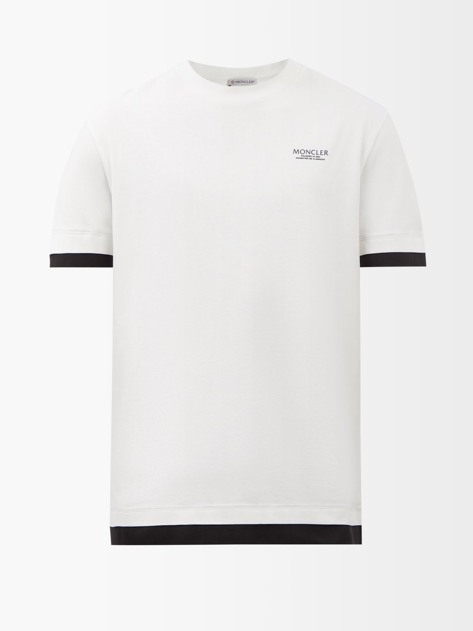 moncler white t shirt