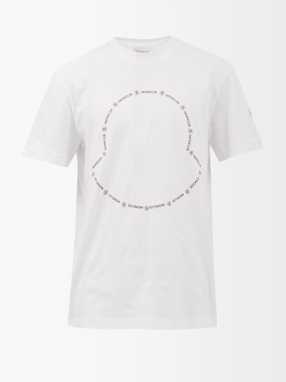 購入の割引  コットンTシャツ モンクレール　クリスタルロゴ Tシャツ/カットソー(半袖/袖なし)