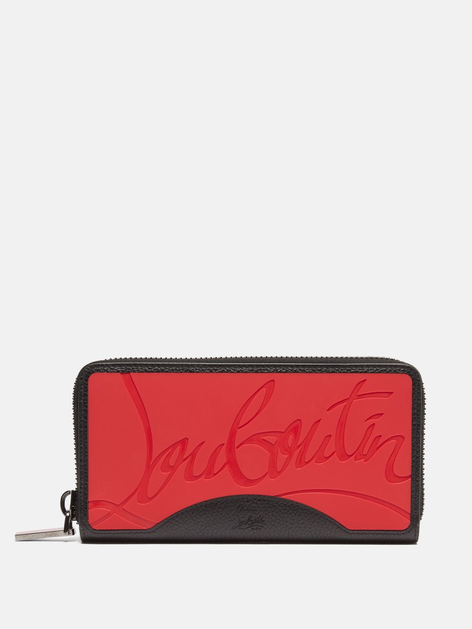 Panettone zip-around leather wallet