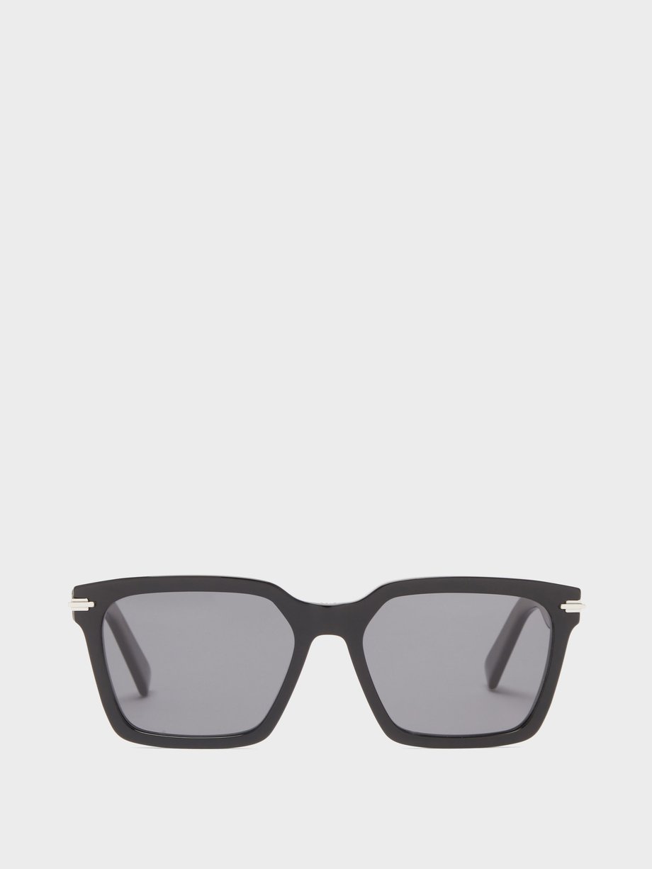 Black DiorBlackSuit square acetate sunglasses | DIOR | MATCHESFASHION US