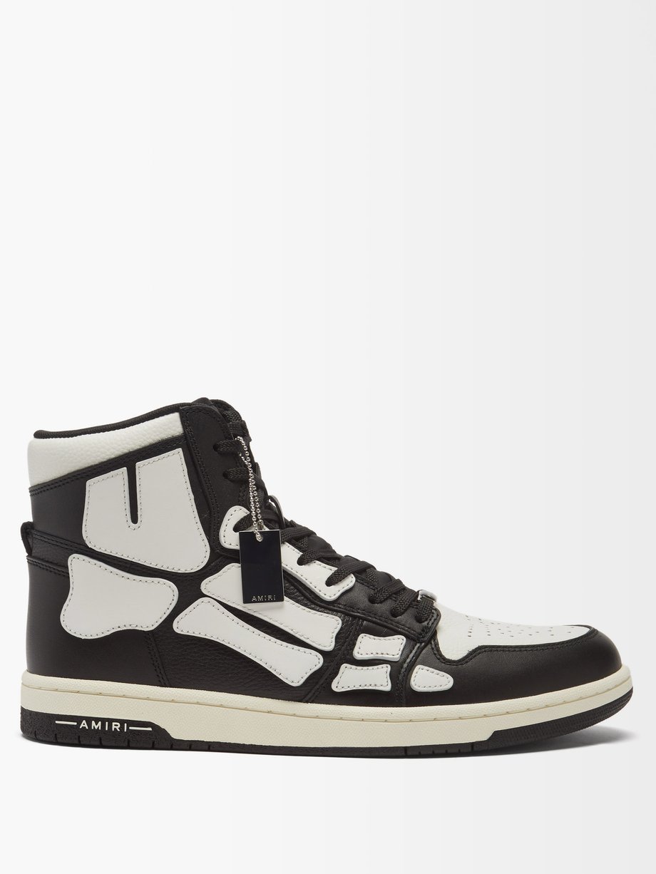 Black Skel Top leather high-top trainers | Amiri | MATCHESFASHION UK