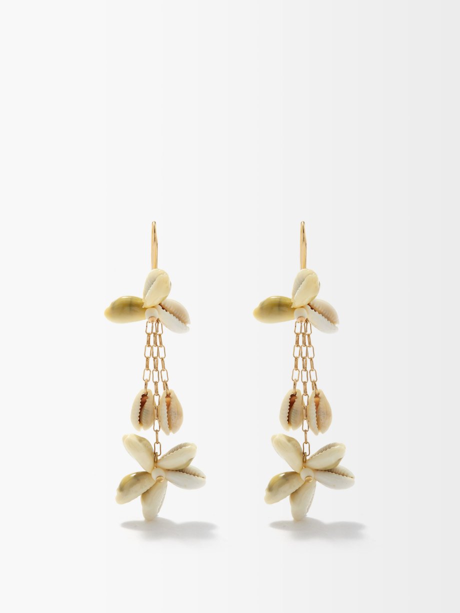 White drop earrings Marant | MATCHESFASHION US