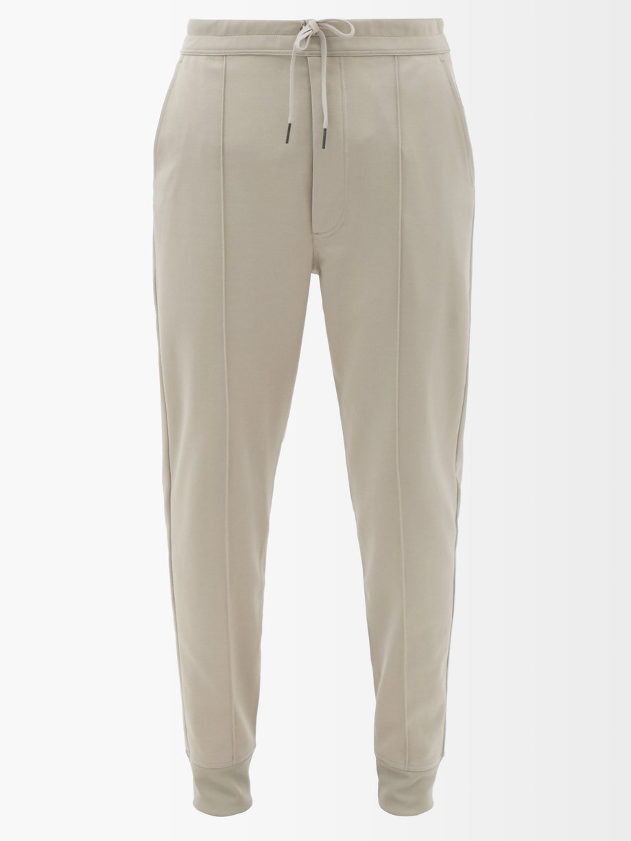 Patch-pocket jersey track pants Grey Tom Ford | MATCHESFASHION FR