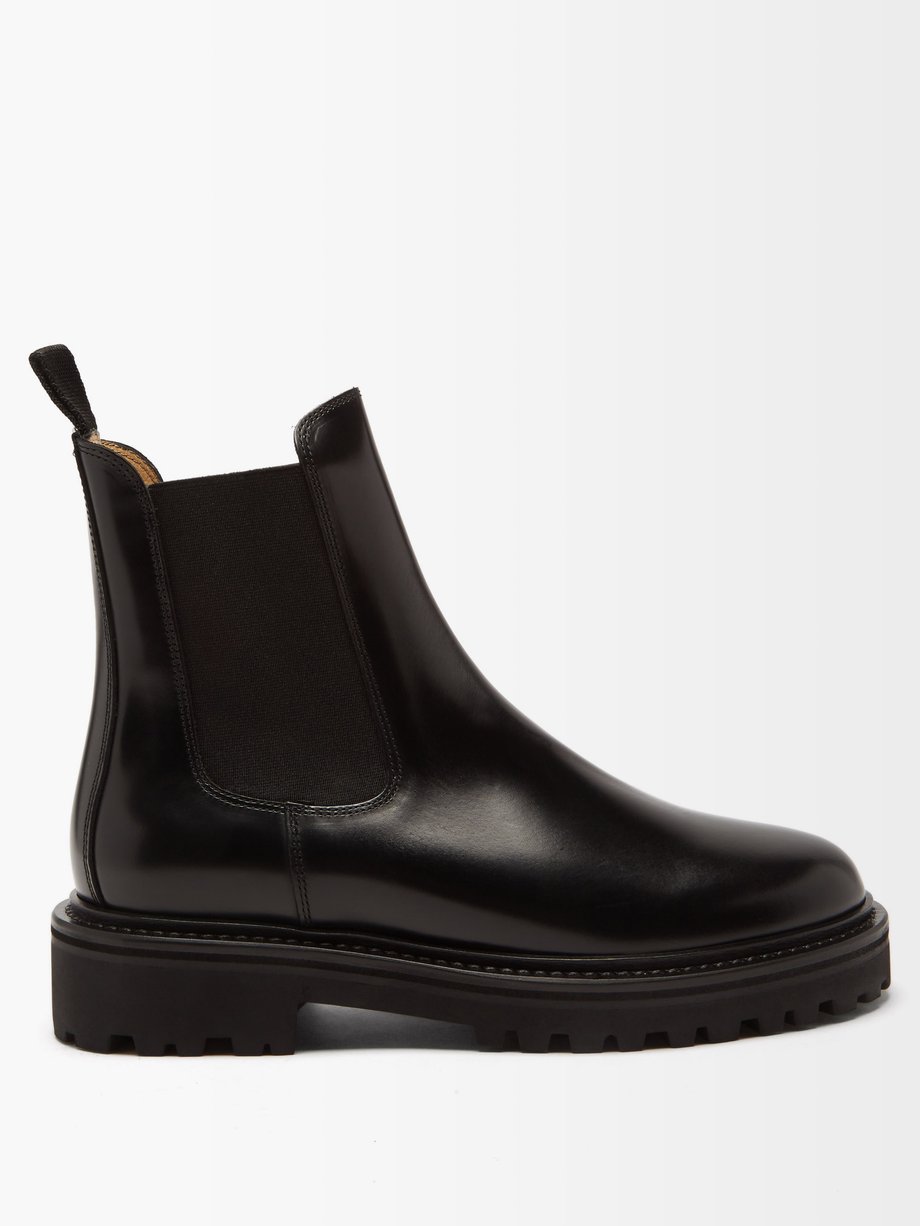 Black Castay leather Chelsea boots | Isabel Marant | MATCHESFASHION UK