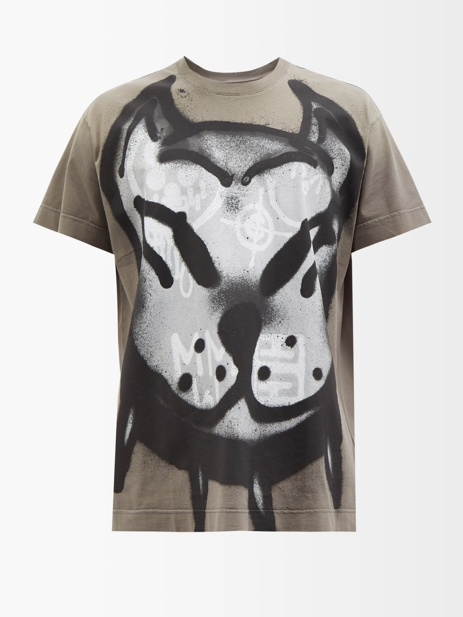 Givenchy ジバンシィ x Chito オーバーサイズ ドッグ コットンTシャツ 