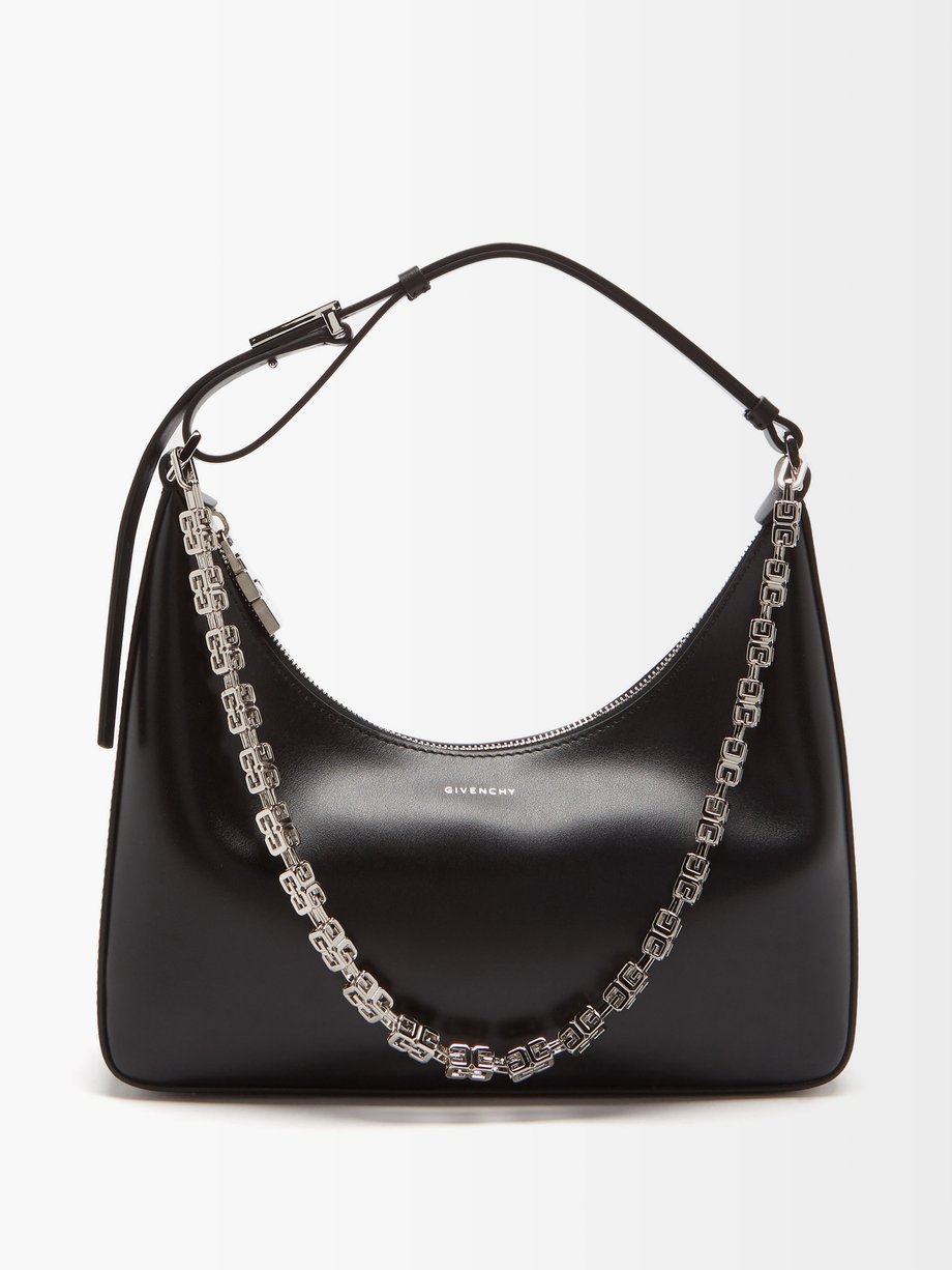 Moon small leather shoulder bag Black Givenchy | MATCHESFASHION FR