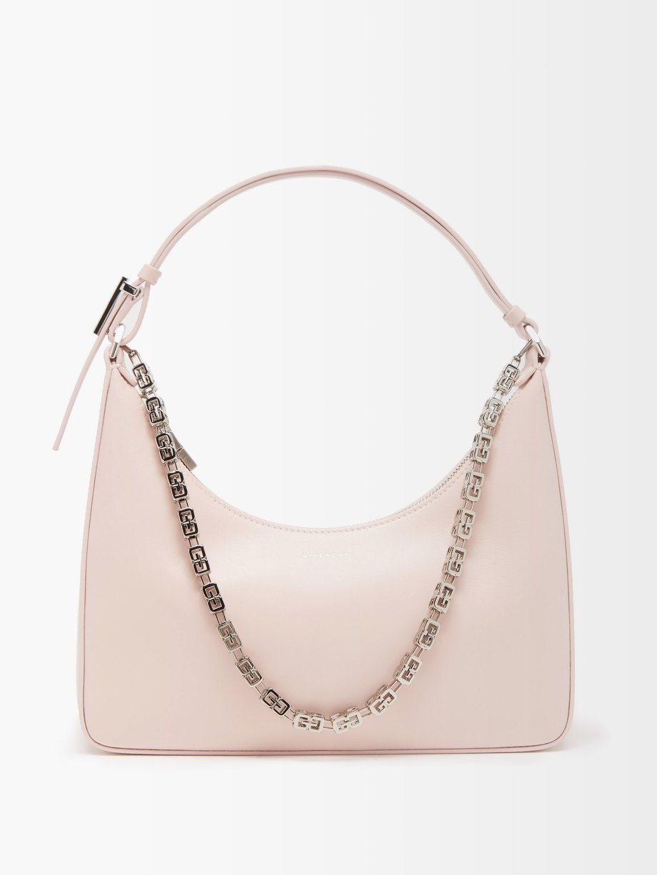 Givenchy Givenchy Moon small leather shoulder bag Pink｜MATCHESFASHION ...