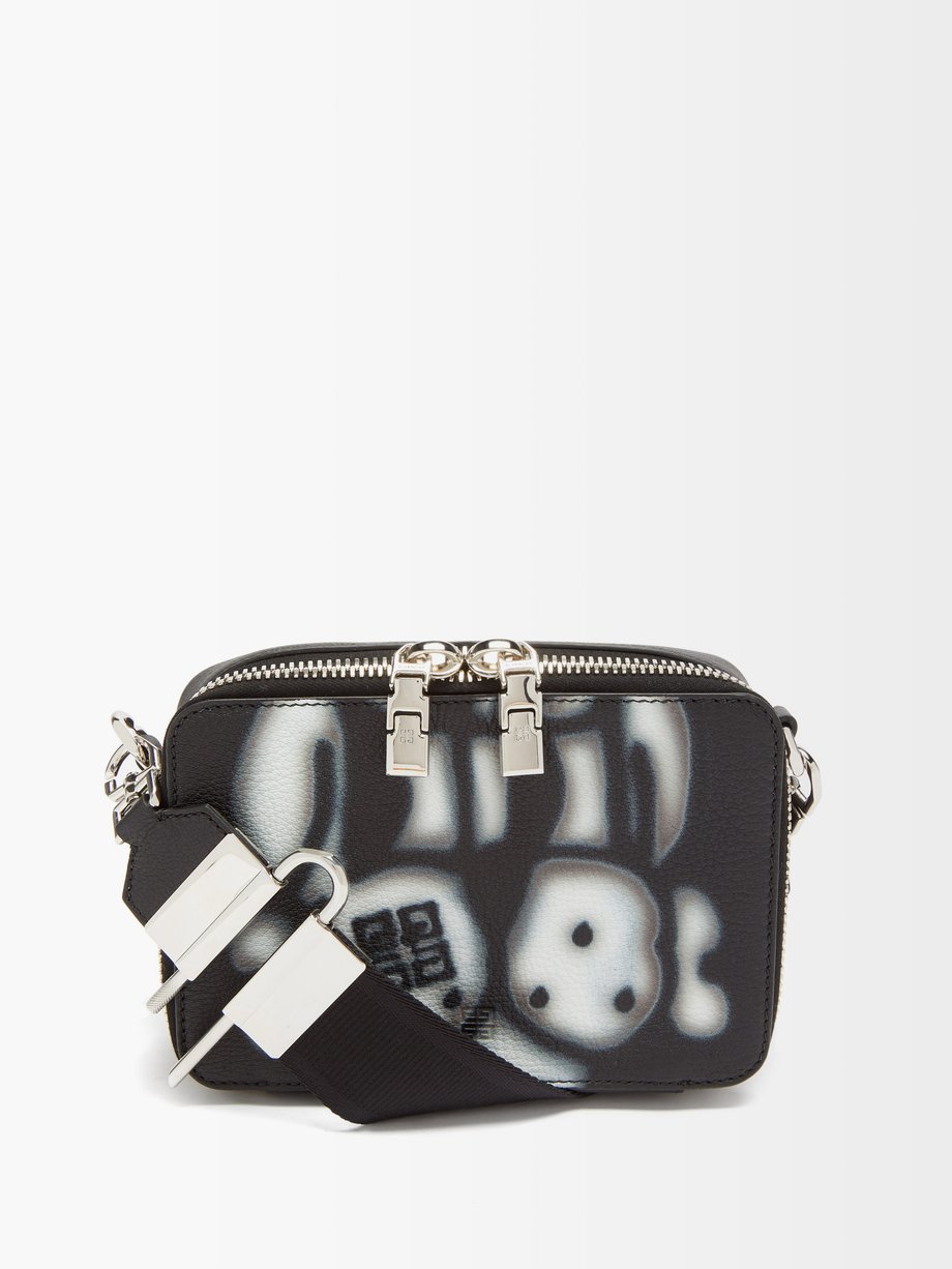 Givenchy Black X Chito Antigona U dog-print leather camera bag | 매치스패션 ...