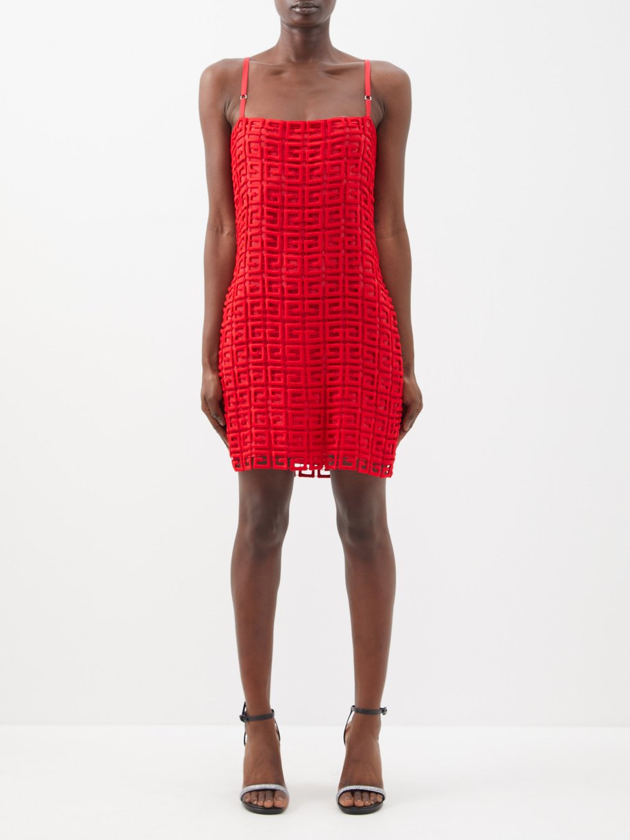 4G-giupure mini dress Red Givenchy ...