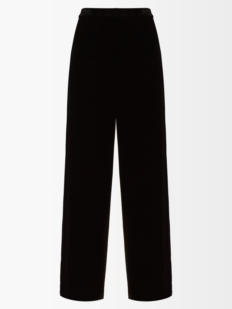 Mawn wide-leg velvet trousers Black Joseph | MATCHESFASHION FR