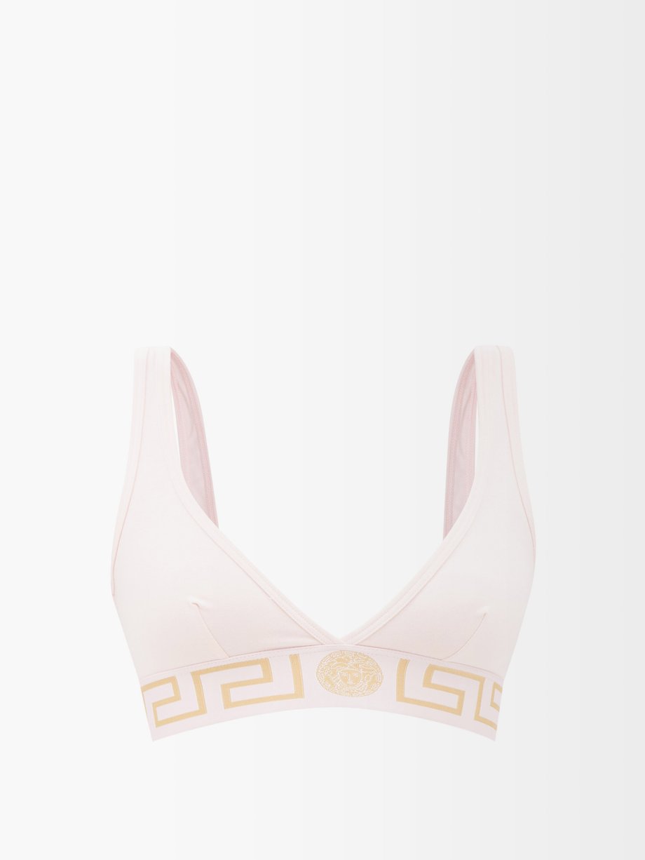 pink versace bra