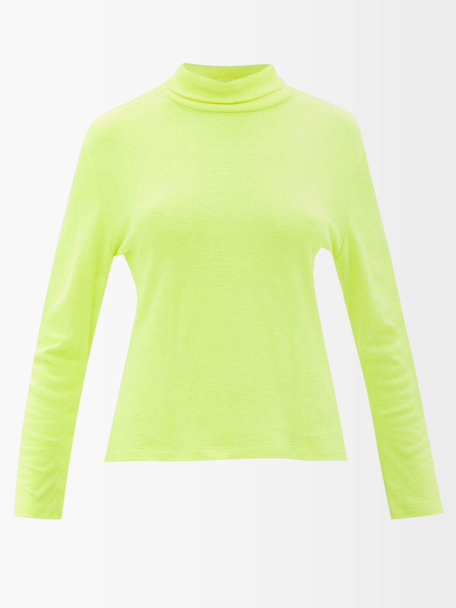 Green Cotton-jersey roll-neck top | Batsheva | MATCHESFASHION UK