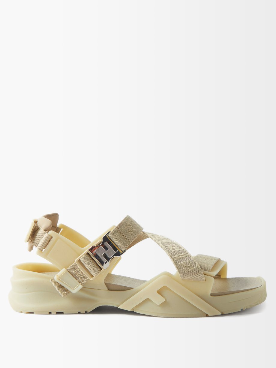 fendi canvas sandals