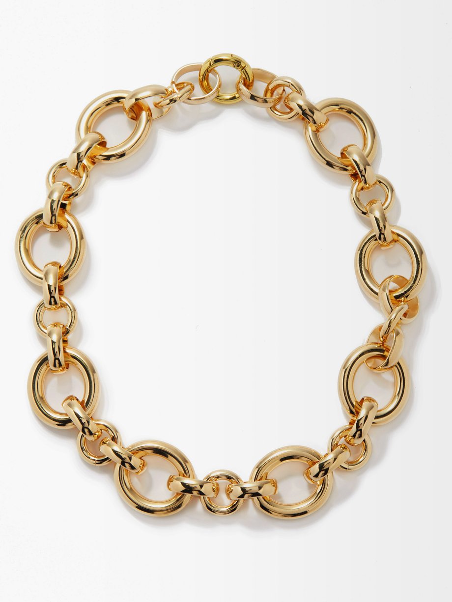 Calle 14kt gold-plated necklace Metallic Laura Lombardi | MATCHESFASHION FR