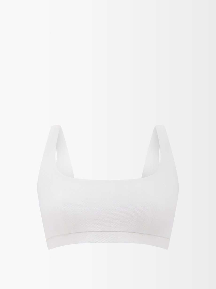 White The Gemma scoop-neck bikini top | COSSIE+CO | MATCHESFASHION US