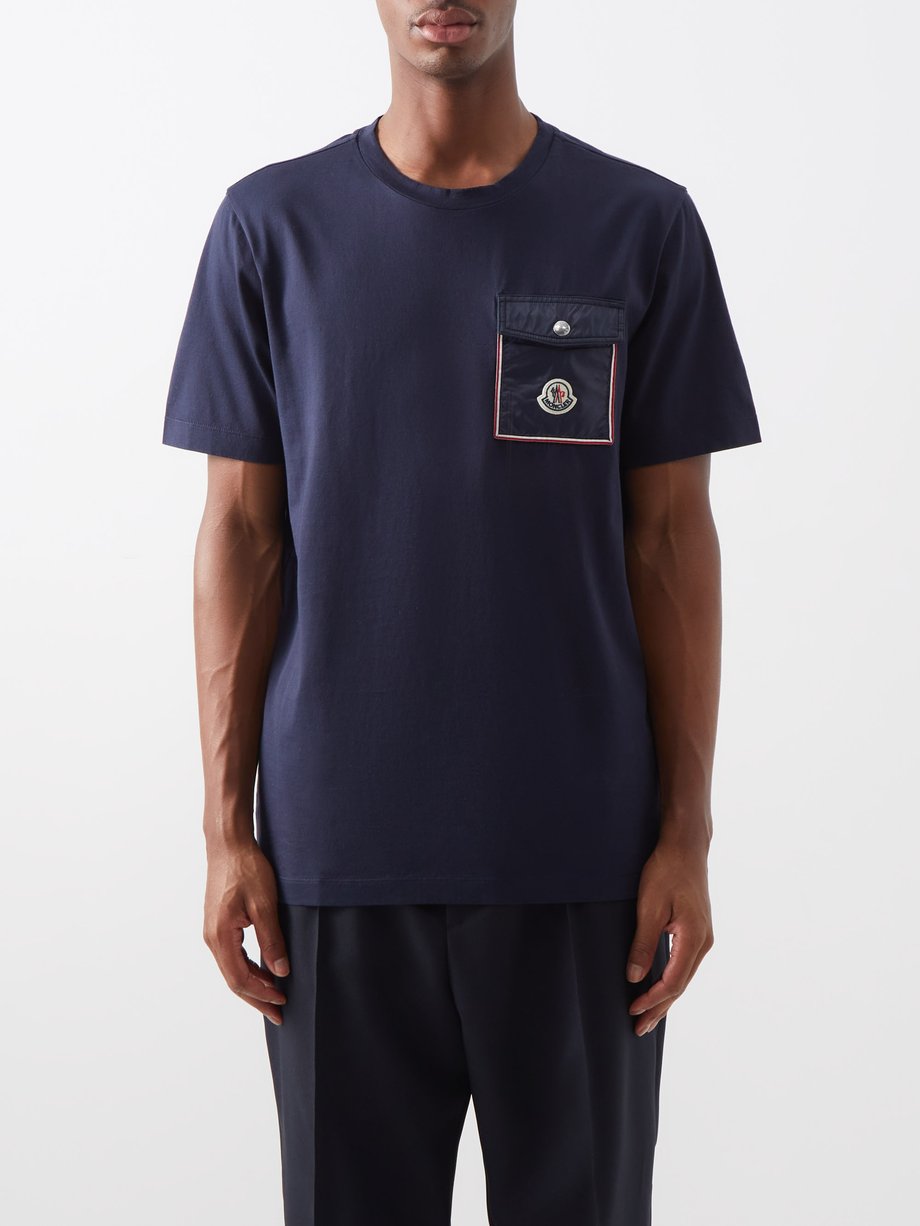 moncler patch t shirt