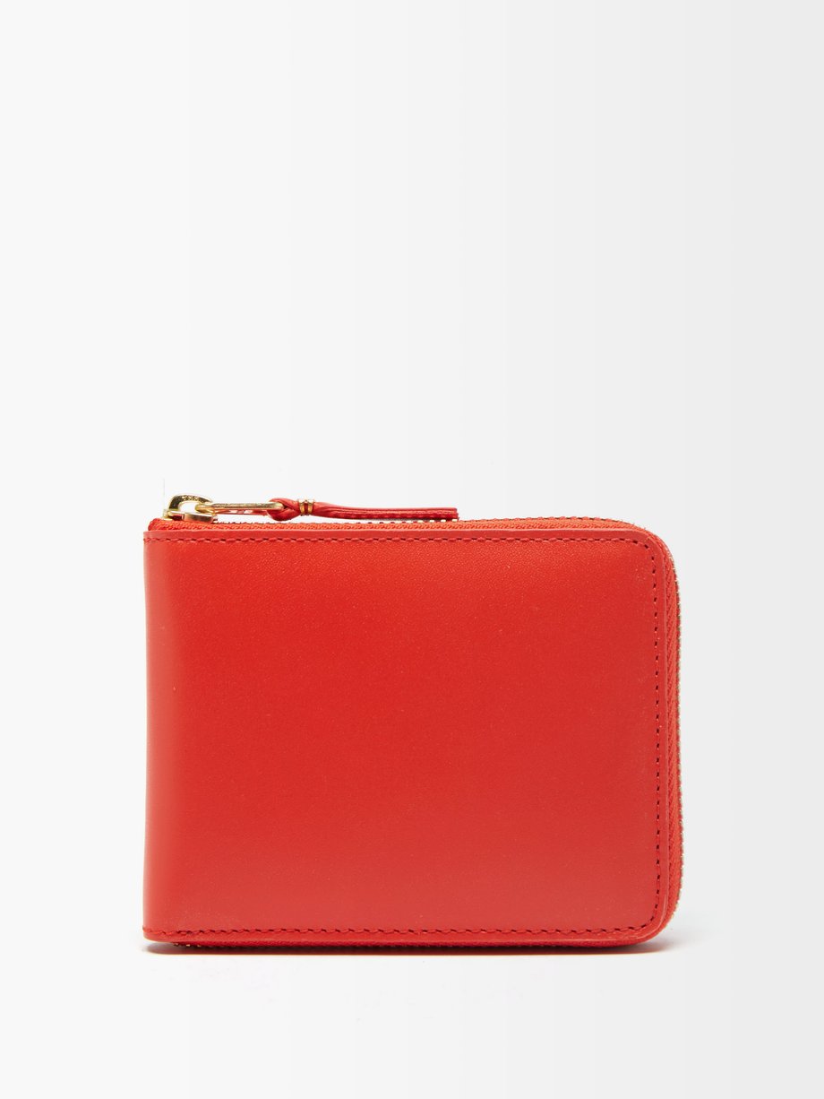 Orange Classic leather wallet | Comme des Garçons Wallet ...
