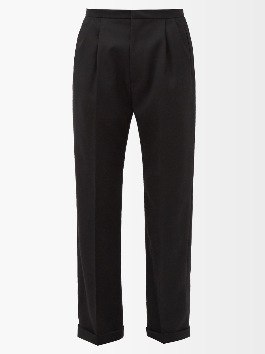 Mode Pantalons Pantalons à pinces NEW YORK industrie Pantalon \u00e0 pinces noir style d\u2019affaires 