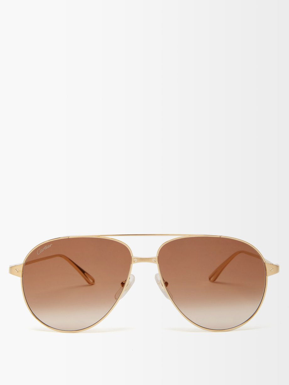 cartier santos aviator sunglasses