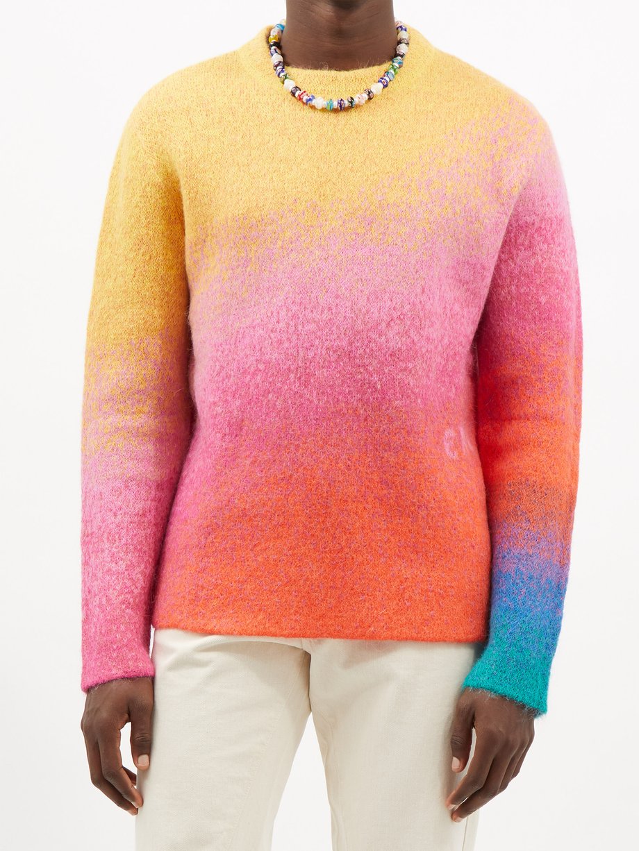 ERL gradation knit pink グラデーション モヘア ニット smcint.com