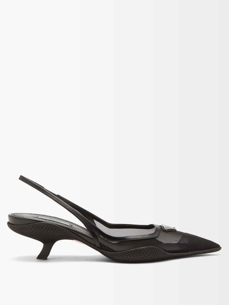 prada nylon slingback