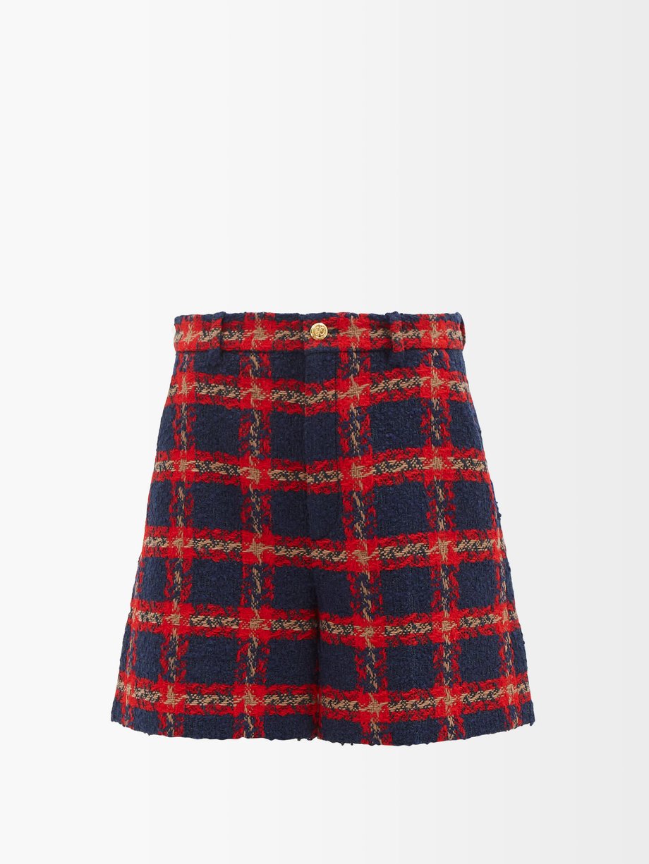 gucci tweed shorts