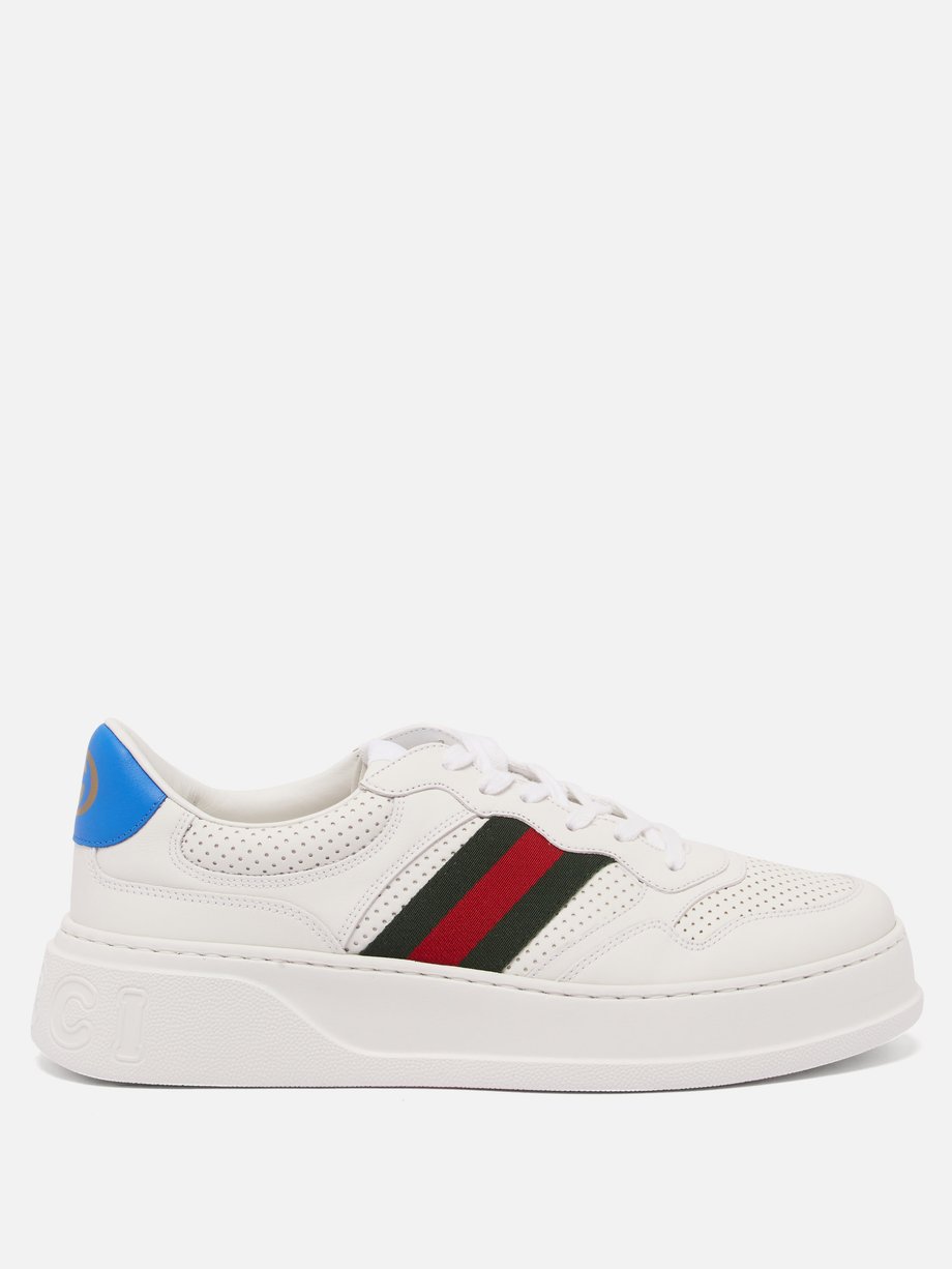 gucci leather trainers