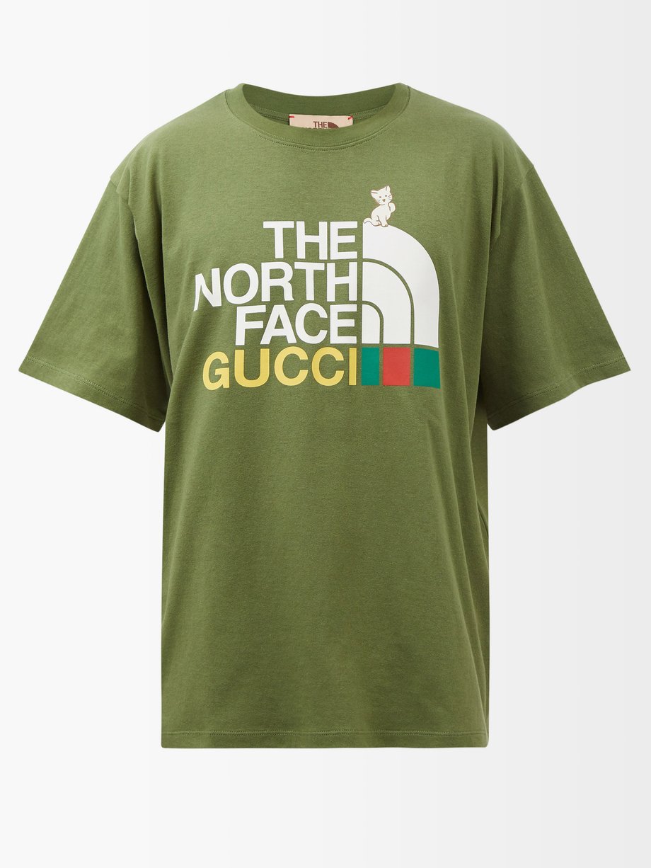 THE NORTH FACE GUCCI ロゴ Tシャツ - rehda.com