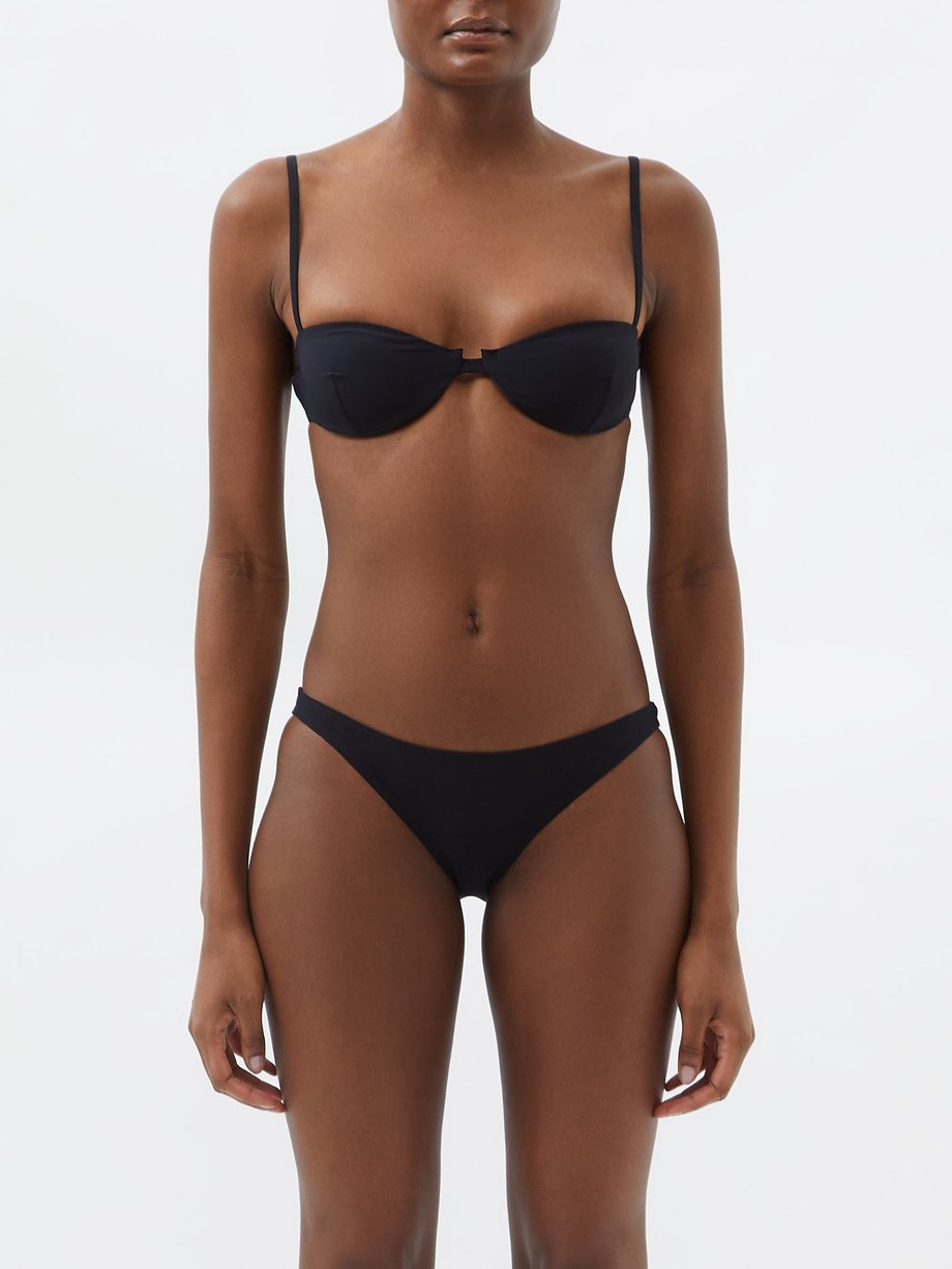 토템 Toteme Black Underwired bikini top