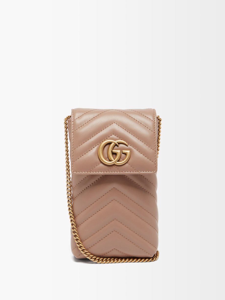 Modtagelig for Demokratisk parti bagværk Pink GG-Marmont quilted leather phone case | Gucci | MATCHESFASHION US