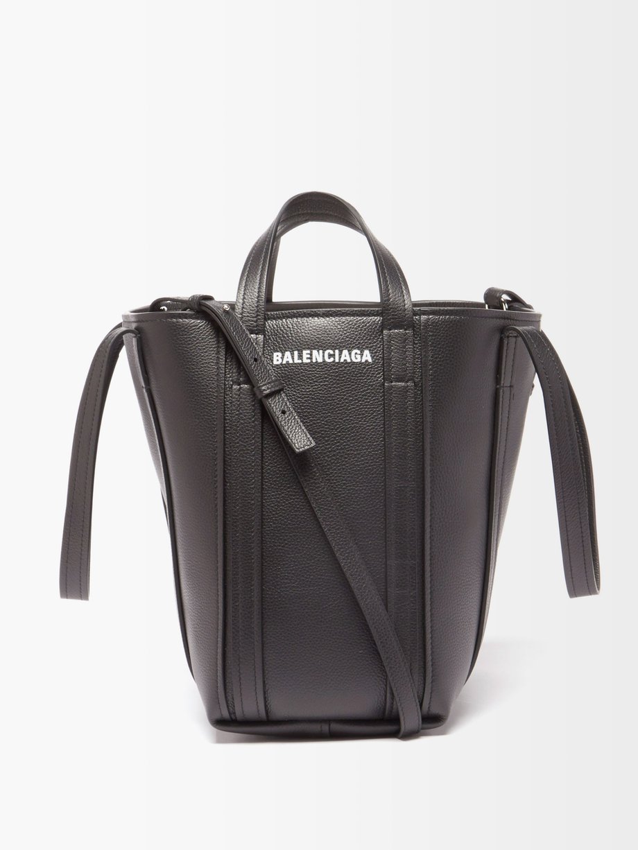 Balenciaga バレンシアガ エブリデイ スモール レザートートバッグ ブラック｜MATCHESFASHION（マッチズファッション)