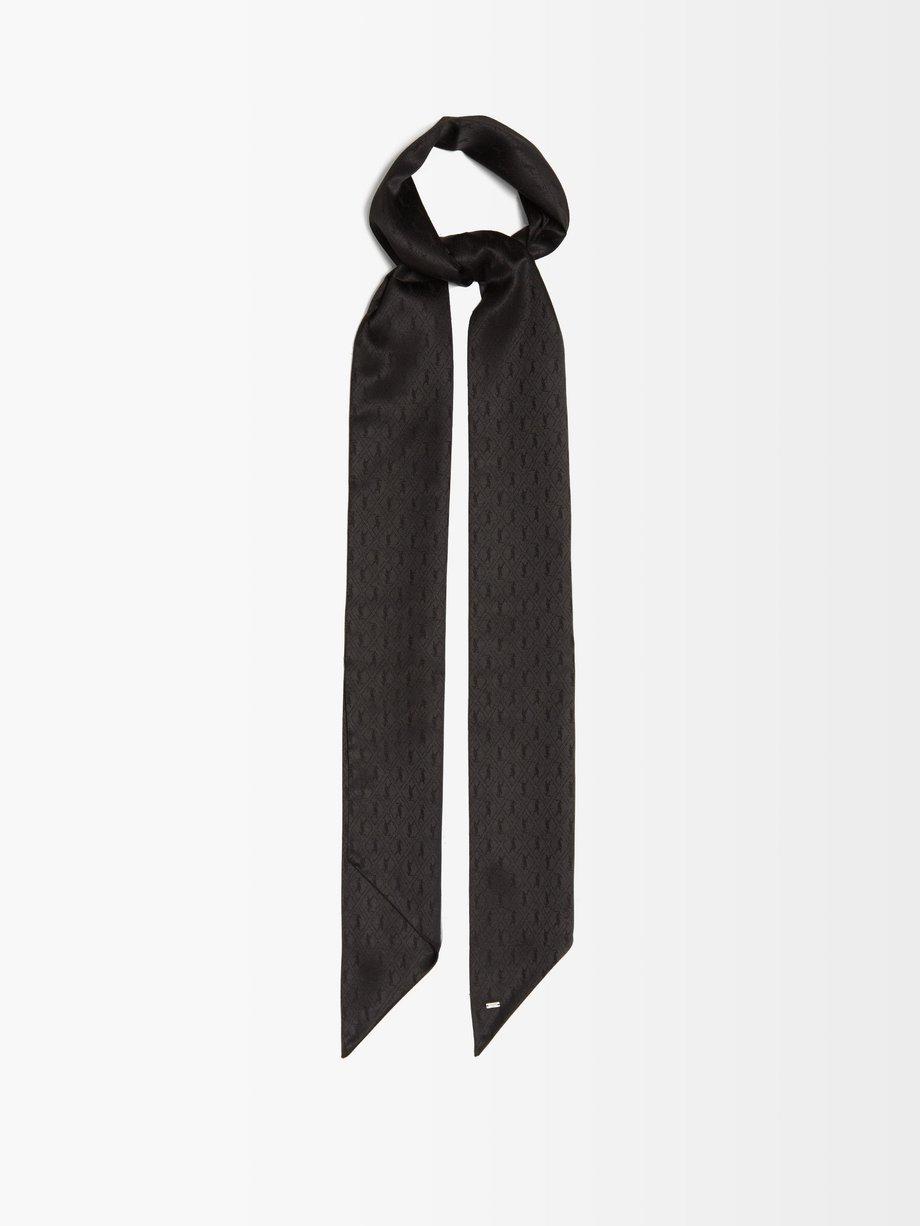 ysl black scarf