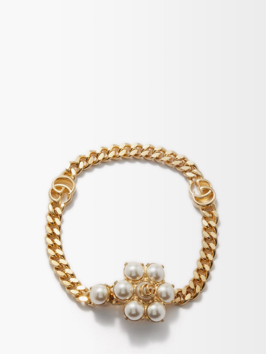 gucci pearl bracelet