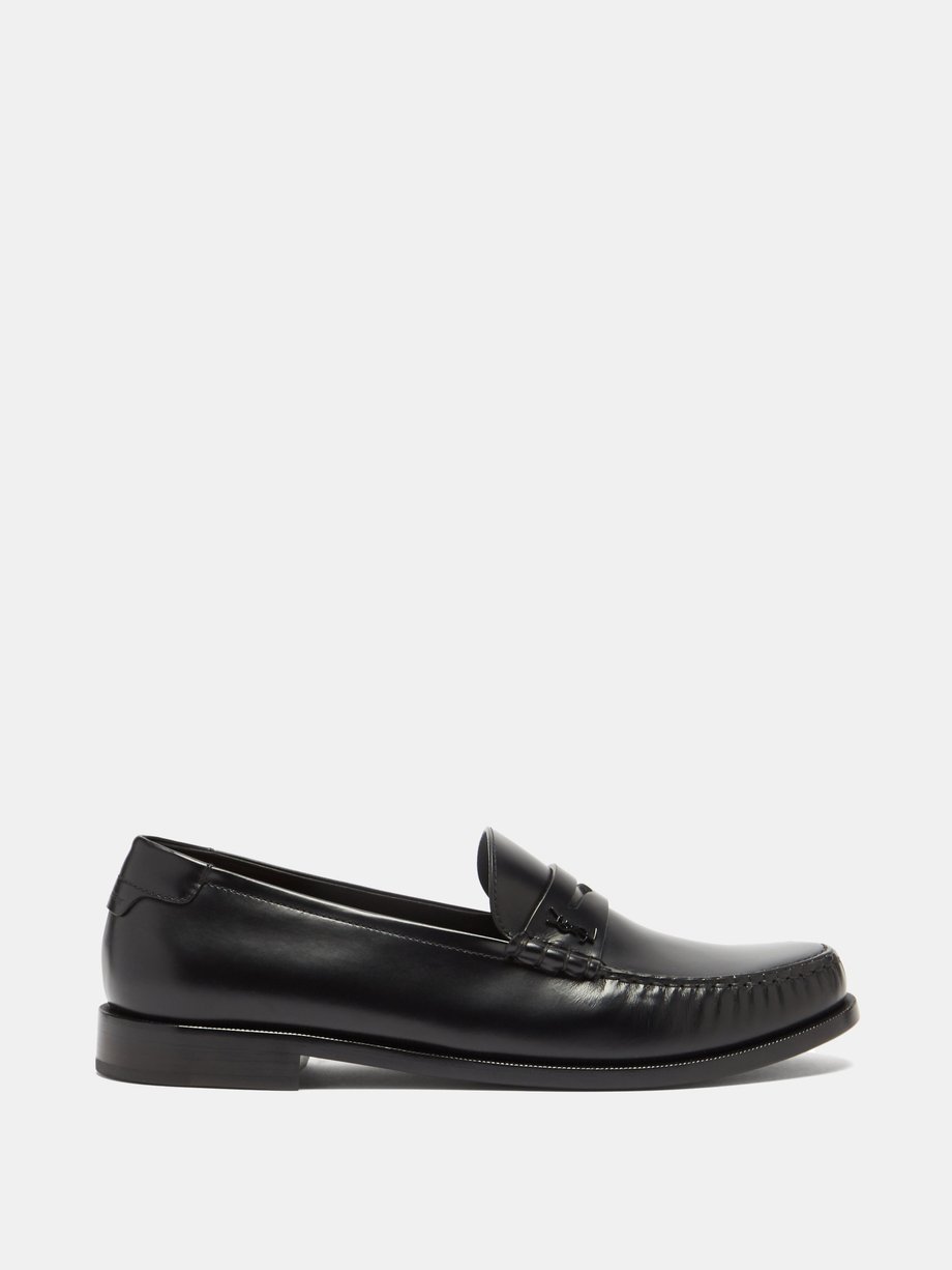 ysl black loafers