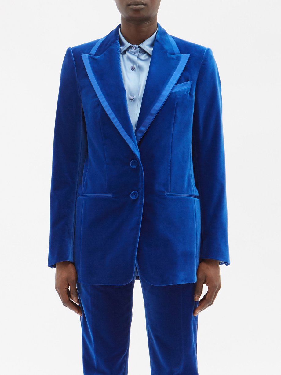 tom ford blue velvet suit