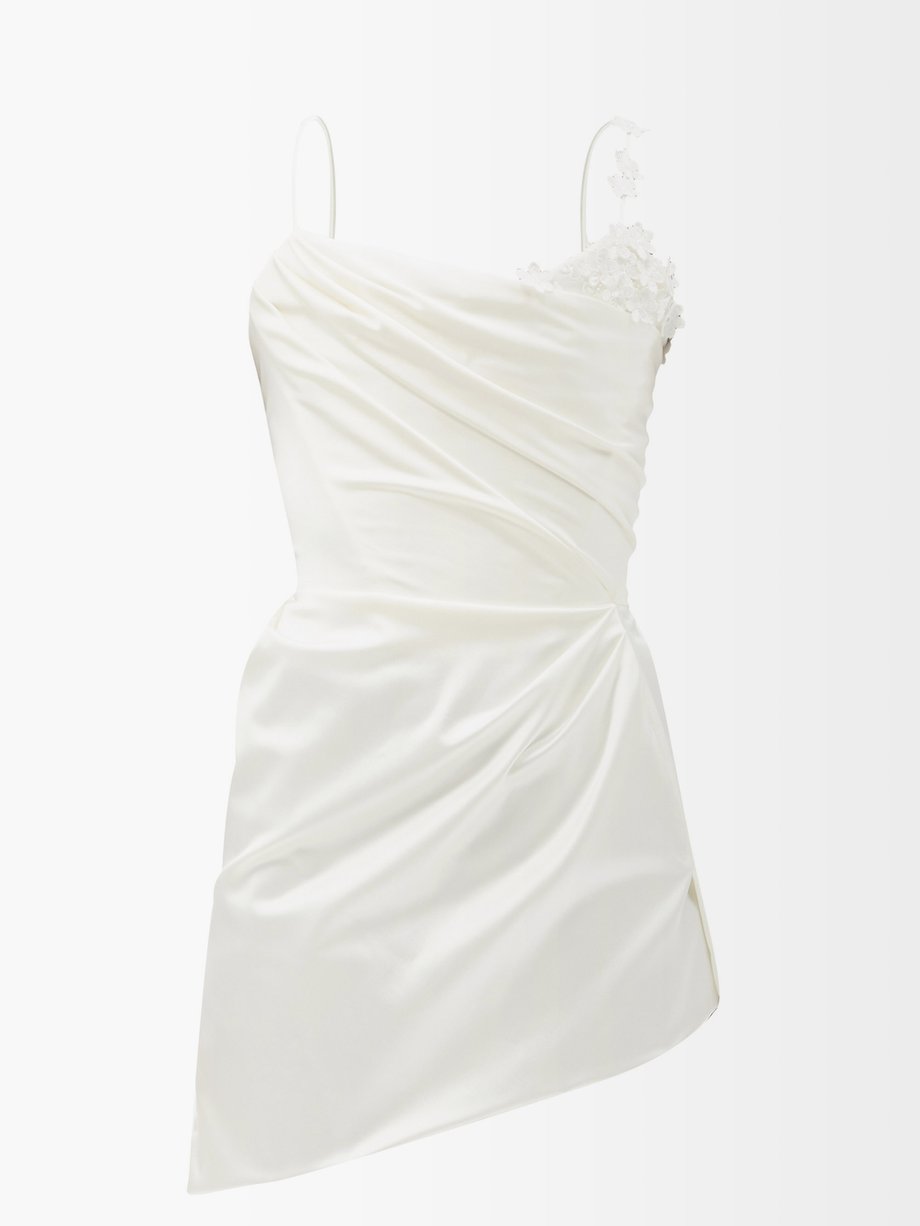 White Venus draped satin mini dress | Vivienne Westwood | MATCHESFASHION UK
