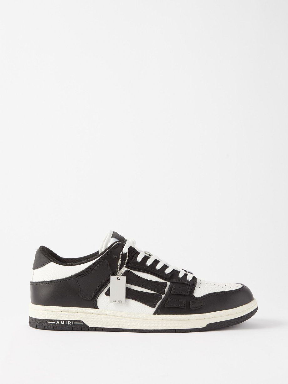 Black Skel Top leather trainers | Amiri | MATCHESFASHION UK