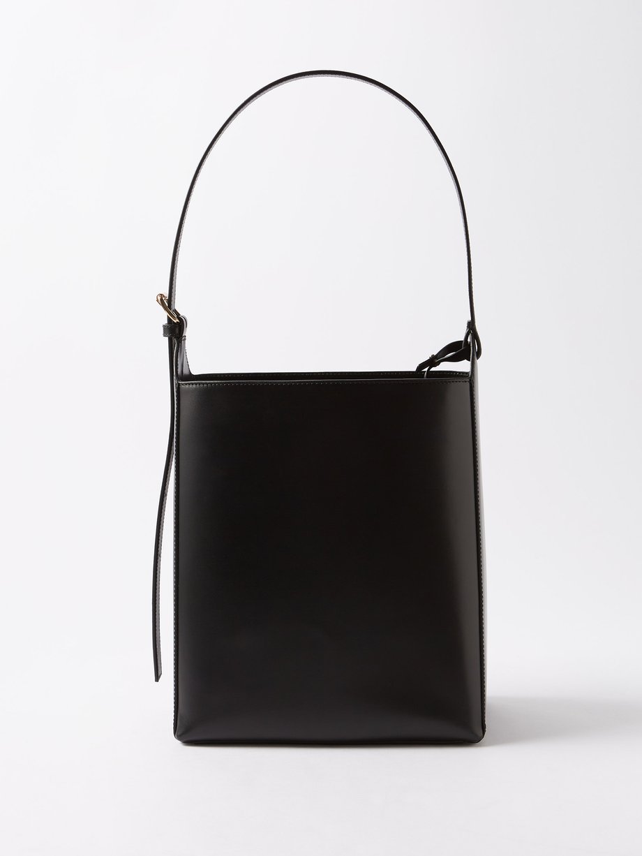 Virginie leather tote bag Black A.P.C. | MATCHESFASHION FR