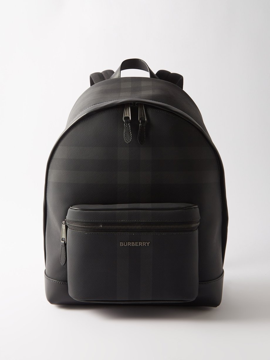Burberry CHARCOAL Jett checked canvas backpack | 매치스패션, 모던 럭셔리 온라인 쇼핑