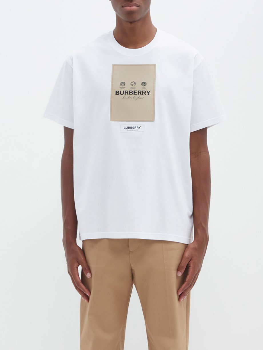 人気急上昇】 Burberry コットンTシャツ - Tシャツ/カットソー(半袖/袖 