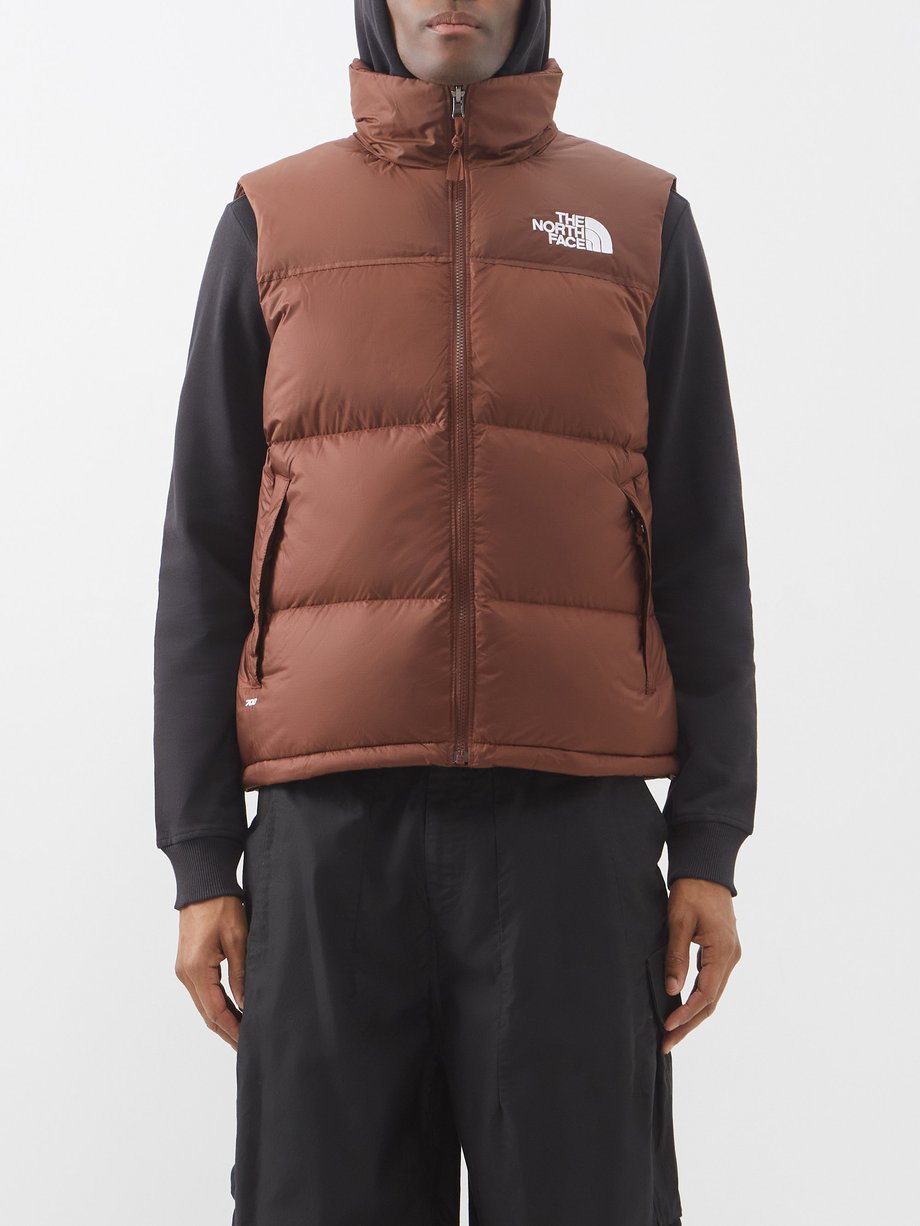 The North Face Brown 1996 Retro Nuptse quilted down gilet | 매치스패션, 모던 ...