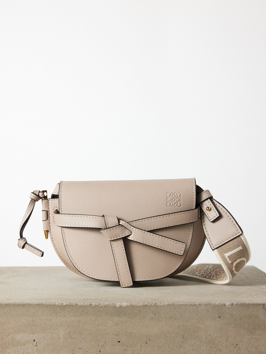 Beige Gate mini leather cross-body bag | LOEWE | MATCHESFASHION US