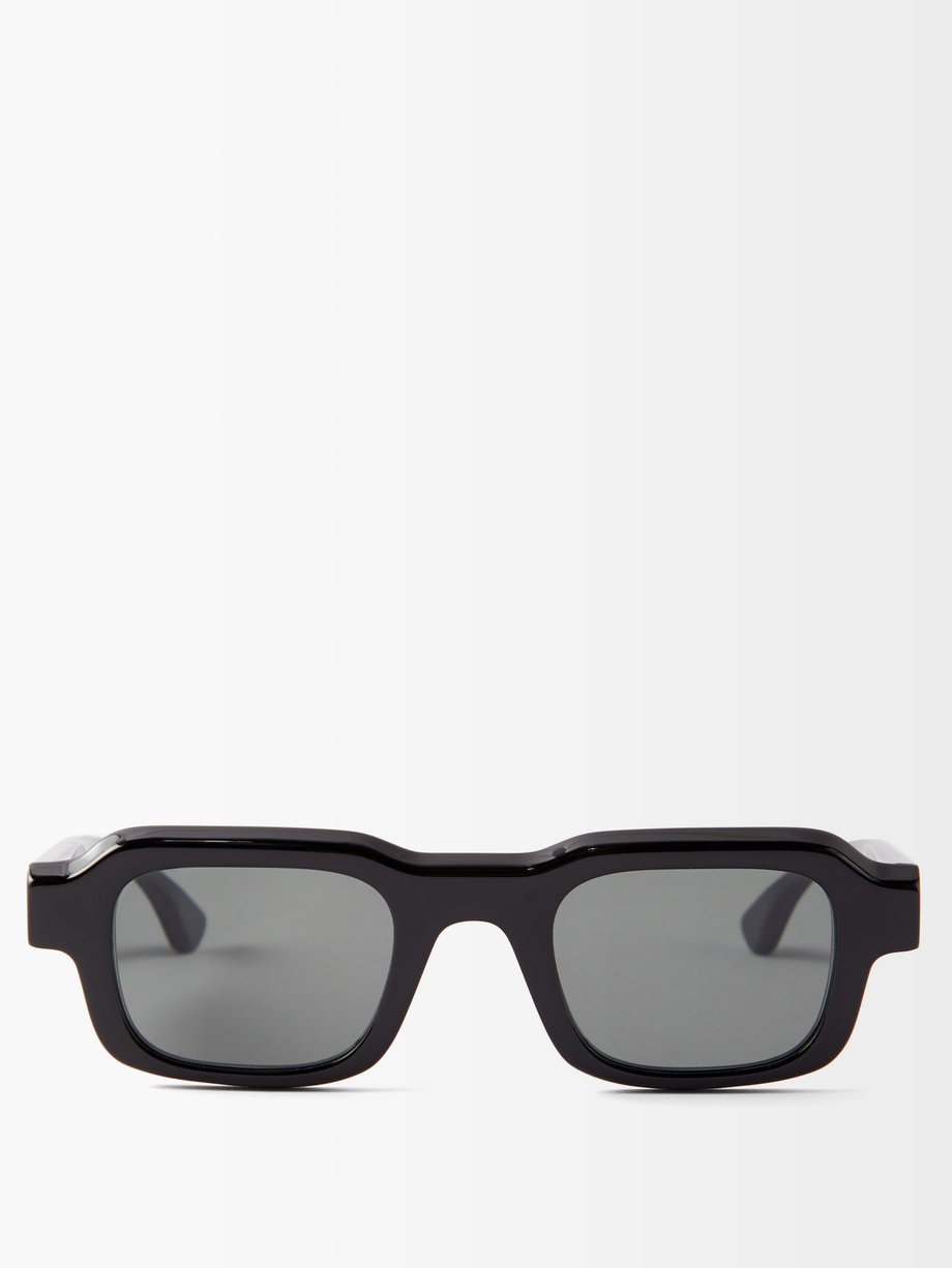Flexxxy Square-frame Acetate Sunglasses Black MATCHESFASHION Men Accessories Sunglasses Square Sunglasses Mens 