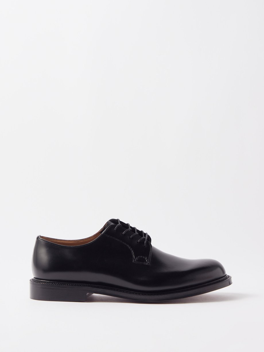 Shannon T leather derby shoes