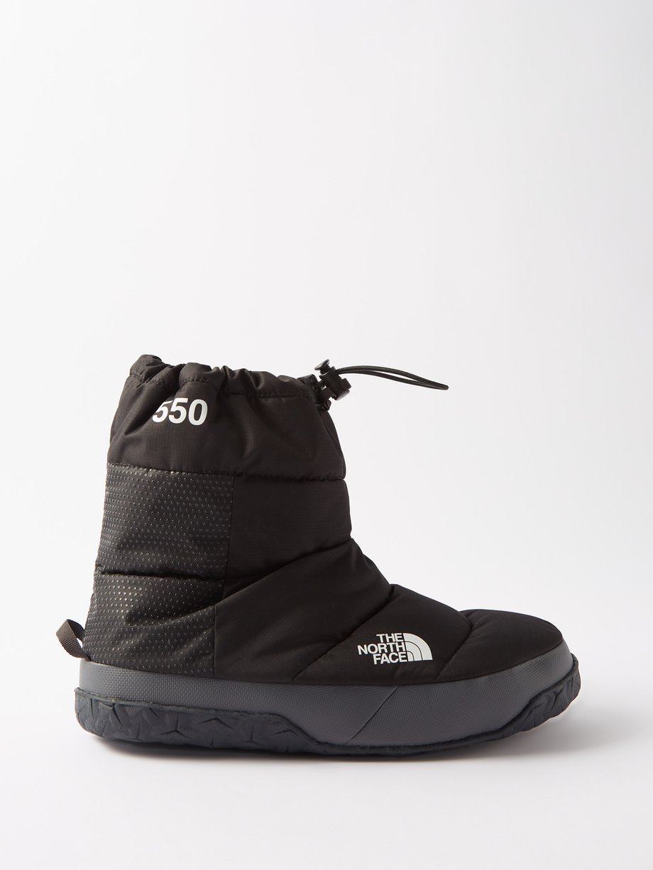 Black Nuptse Apres down insulated booties | The North Face ...