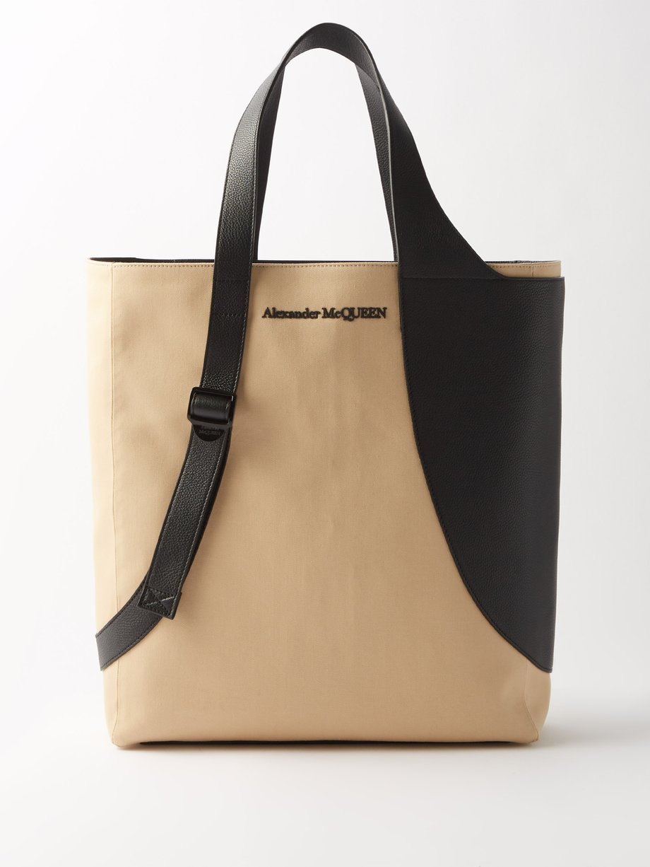 Alexander McQueen Leather Handbag in Black Womens Bags Tote bags 