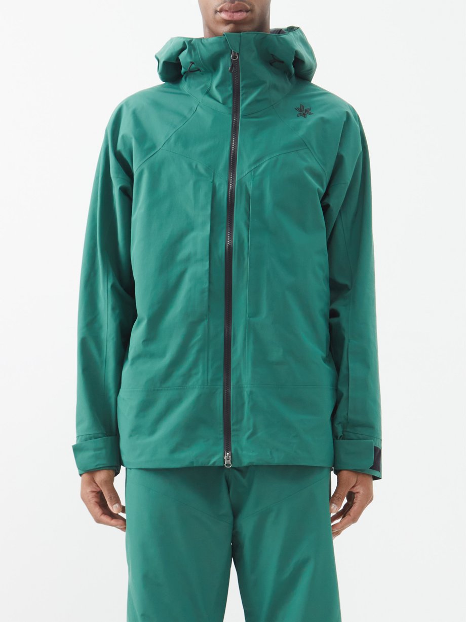 GOLDWIN Green Hooded Gore-Tex ski jacket | 매치스패션, 모던 럭셔리 온라인 쇼핑