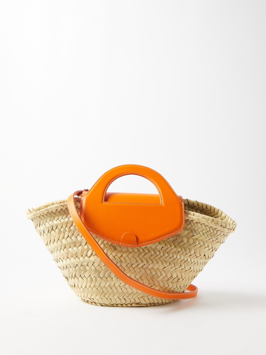 헤레우 Hereu Beige Alqueria straw basket bag