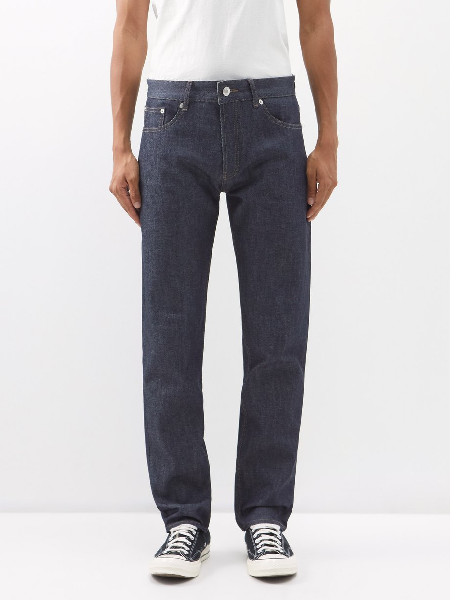 Navy Slim-leg jeans | Maison Kitsuné | MATCHESFASHION AU